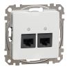 Computer socket, RJ45, white, Sedna, SDD111467