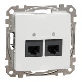 Computer socket, for built-in use, white, Sedna, SDD111467