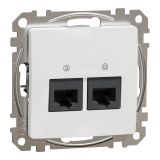 Computer socket, for built-in use, white, Sedna, SDD111452