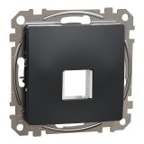 Decorative cover, in anthracite color, from the Sedna series by Schneider Еlectric, SDD114421