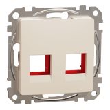 Decorative cover, beige color, from the Sedna series by Schneider Еlectric, SDD112441C