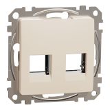 Decorative cover, beige color, from the Sedna series by Schneider Еlectric, SDD112442C
