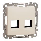Decorative cover, beige color, from the Sedna series by Schneider Еlectric, SDD112444C