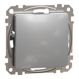 Декоративен капак, в цвят алуминий, от серия Sedna на Schneider Еlectric, SDD113904