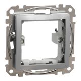 монтажна рамка, в цвят алуминий, от серия Sedna на Schneider Еlectric, SDD113905