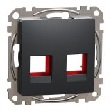 Декоративен капак, в цвят антрацит, от серия Sedna на Schneider Еlectric, SDD114441C