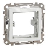 монтажна рамка, в цвят бял, от серия Sedna на Schneider Еlectric, SDD111905