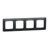 Четворна декоративна рамка, антрацит, Sedna, Schneider, SDD314804