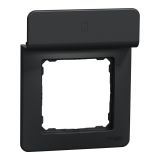 Единична декоративна рамка, в цвят антрацит, от серия Sedna на Schneider Еlectric, SDD314809