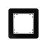 Единична декоративна рамка, в цвят тъмно сив, от серия Sedna на Schneider Еlectric, SDD361801