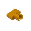 Isostat knob 6.5x11.5x11.5mm, hole measuring 3.8x3.8mm, yellow color - 2
