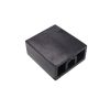Isostat knob 7.5x14.6x17.2mm, hole measuring 3.8x3.8mm black color - 2