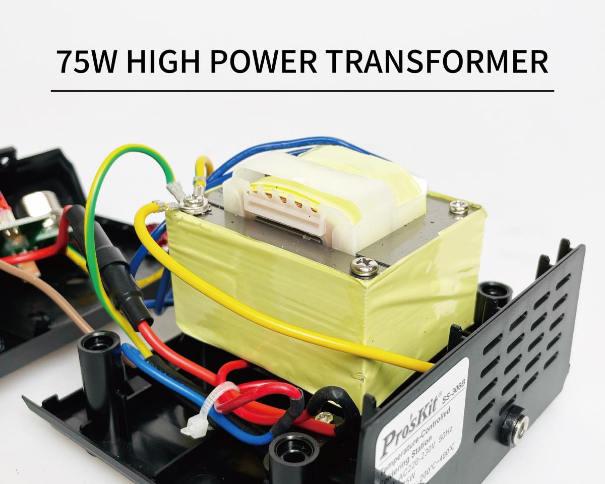 Запояваща станция, SS-306B, 230VAC, 75W, 200~480°C, PRO'S KIT