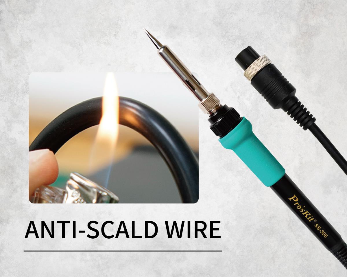 Запояваща станция, SS-306B, 230VAC, 75W, 200~480°C, PRO'S KIT