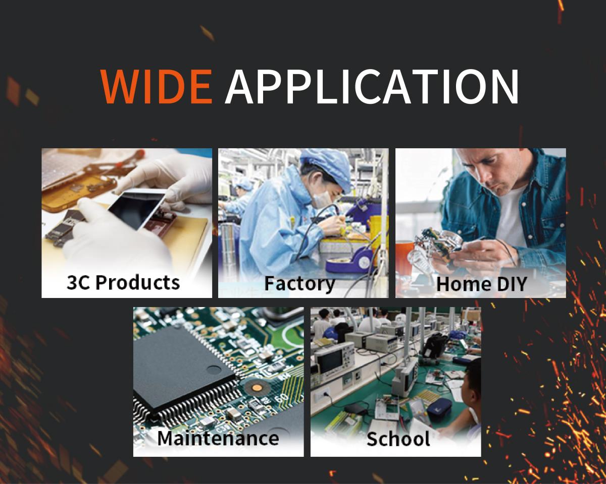 Запояваща станция, SS-306B, 230VAC, 75W, 200~480°C, PRO'S KIT