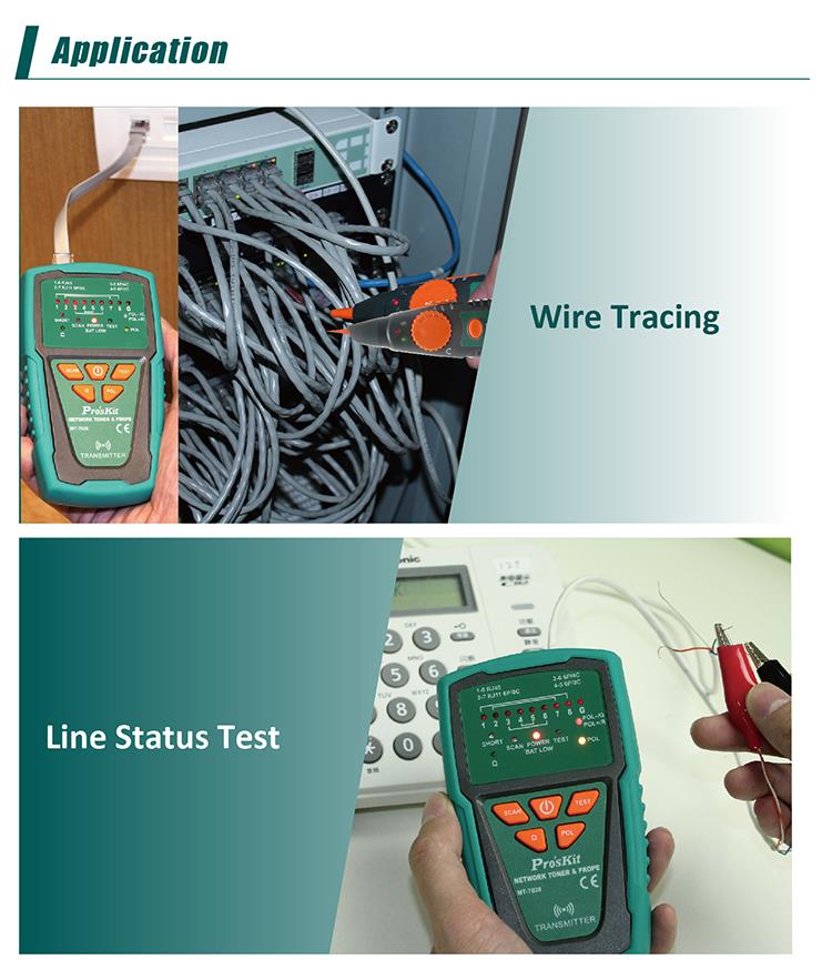 Network tester, RJ11/RJ45, MT-7028, PRO'S KIT