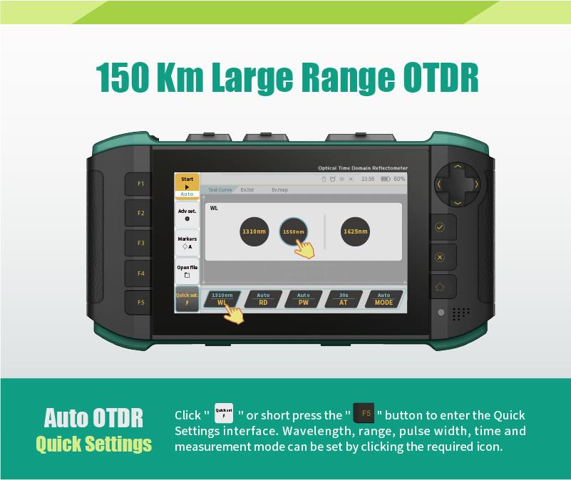 Computer network tester, MT-7650, fiber optic cables, touchscreen, USB, PRO'S KIT