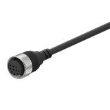 Encoder cable CID9S-2, female, straight connector, 9-pin, 2m, M17
