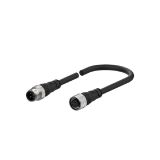Кабел за датчик C1DH4-1, мъжки/женски, прав конектор, 1m, М12