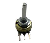 Потенциометър линеен, моно, 4.5kohm, 0.25W, засечка, THT