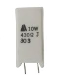 Резистор 430Ohm, 10W, ±0.05%, жичен, керамичен