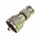 Connector adapter BNC M - UHF M