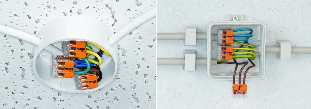 Бърза връзка отваряема 5х0.2-4mm2, 32A, за пет проводника, WAGO 221-415/995-008