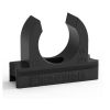 Скоба за тръба ф20mm, черна, KD4049020
