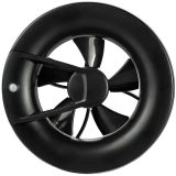 Вентилатор за баня O2, smart, ф100~125mm, 2.9W, 140m3/h, черен, IP44