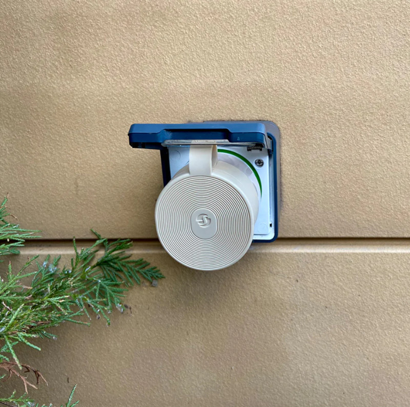 Wi-Fi умен smart контакт, шуко, 230VAC, 2500W, Shelly Outdoor Plug S Gen3