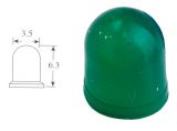 Miniature lamp cap ф3.5mm х 6.3mm green, yellow, orange