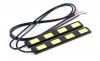 Auto LED daytime running lights DRL 2x6W, 12VDC, white - 2 - Vikiwat Auto LED daytime running lights DRL 2x6W, 12VDC, white - 2