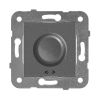 Rotary Dimmer, Panasonic, mechanism+rocker, RLC 20-350W, 230VAC, dark gray, WKTT0524-2DG