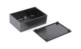 Enclosure box 2-1K plastic 110x72x37 mm, black - 2 - Vikiwat Enclosure box 2-1K plastic 110x72x37 mm, black - 2