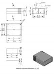 Enclosure box KM-42N, ABS, 91x111x43mm, black - 3 - Vikiwat Enclosure box KM-42N, ABS, 91x111x43mm, black - 3
