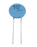 Терморезистор, PTC, -20~120°C, 8.5 Ohm, C970, Ф9x2.5 mm