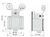 Limit Switch VK 200G-BU2-2-3, DPST-NO+NC, 16A/500VAC, two rollers lever - 2 - Vikiwat Limit Switch VK 200G-BU2-2-3, DPST-NO+NC, 16A/500VAC, two rollers lever - 2