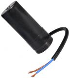 Motor start capacitor CD60, 88-106uF, 330VAC, 41x98mm, with cable