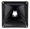 Horn speaker funnel PP-3316, black, rectangular hole, 160x160x105mm - 1