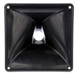 Horn speaker funnel PP-3316, black, rectangular hole, 160x160x105mm