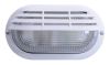 Lighting fixture, RINO 500AF0006110, kidney shaped with visor, IP44, waterpoof, E27, white - 1 - Vikiwat Lighting fixture, RINO 500AF0006110, kidney shaped with visor, IP44, waterpoof, E27, white - 1