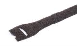 Cable tie TEXTIE L-PA66/PP-BK, 330mm, black, elastic, reusable
