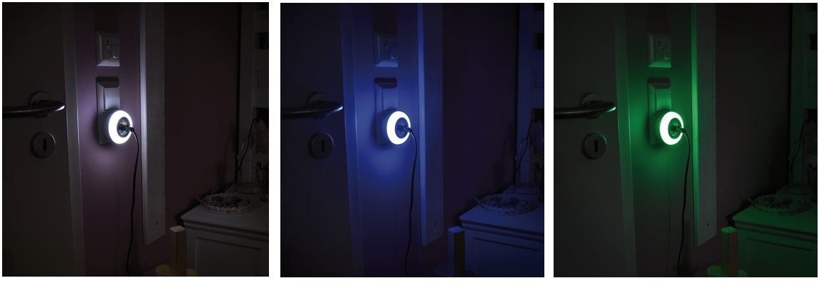 LED лампа за контакт и сензор за светлина NL 09R CD, 1173260