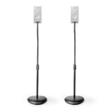 Стойка за тонколони, SPMT2750BK, до 4.5kg, регулируема, Nedis