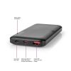 External battery, Power Bank, USB/USB Type-C, 10000mAh, Quick Charge 18W, NEDIS UPBKPD10000BK
 - 4