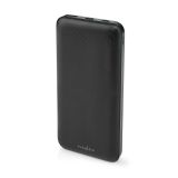 Външна батерия, Power Bank, USB/USB Type-C, 10000mAh, Quick Charge 18W, NEDIS UPBKPD10000BK