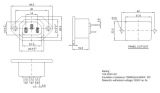 Power AC socket, DB-F-1, 10A/250VAC, male - 4 - Vikiwat Power AC socket, DB-F-1, 10A/250VAC, male - 4