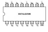 Интегрална схема 74S258, TTL серия S, Quad 2-Input Multiplexer with 3-State Outputs, DIP16 - 2 - Викиват Интегрална схема 74S258, TTL серия S, Quad 2-Input Multiplexer with 3-State Outputs, DIP16 - 2