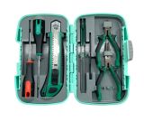 Tool set PK-301, 2 screwdrivers, pinch, 2 files, carpet knife, pliers, straight pliers