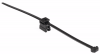 Cable clamp with clamp, Top fixing T50ROSEC4B, 200mm, black, reusable - 3